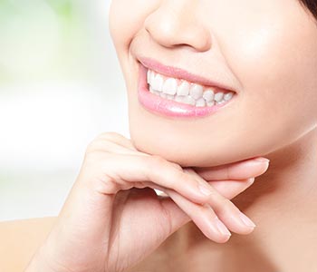 Cosmetic Dentistry Waterloo ON A smiling woman with beautiful teeth